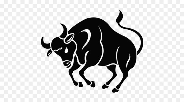 Телец на прозрачном фоне
