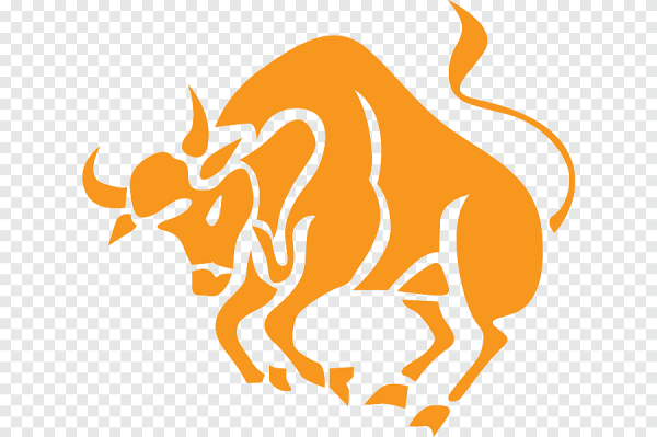 Символ быка Зодиак клипарт