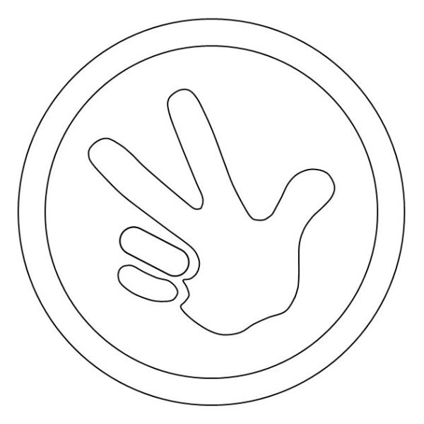 Знак фиксика Нолика печать