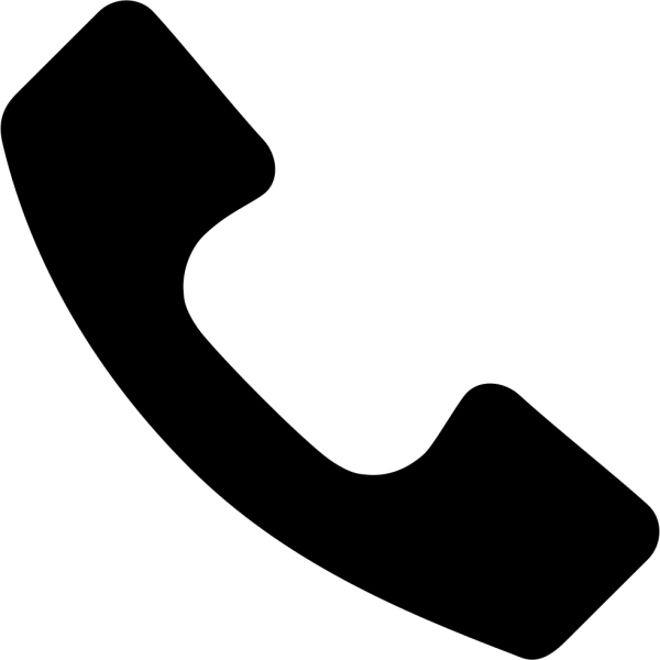 Значок трубки белый