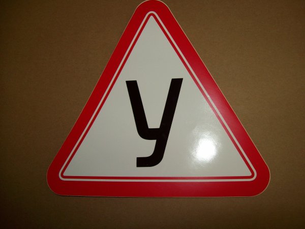 Знак учебный автомобиль