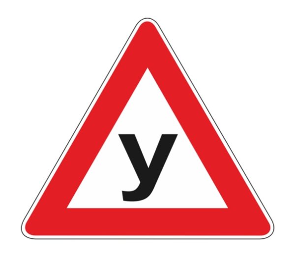Знак учебная машина
