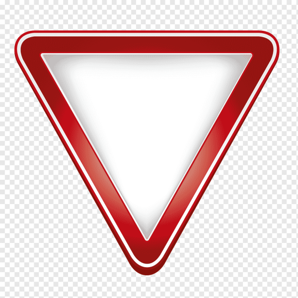 Дорожный знак "Уступи дорогу"