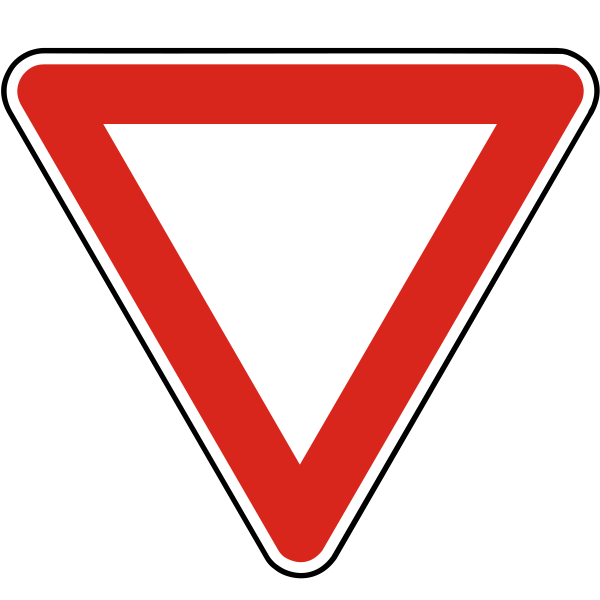 Знак треугольник