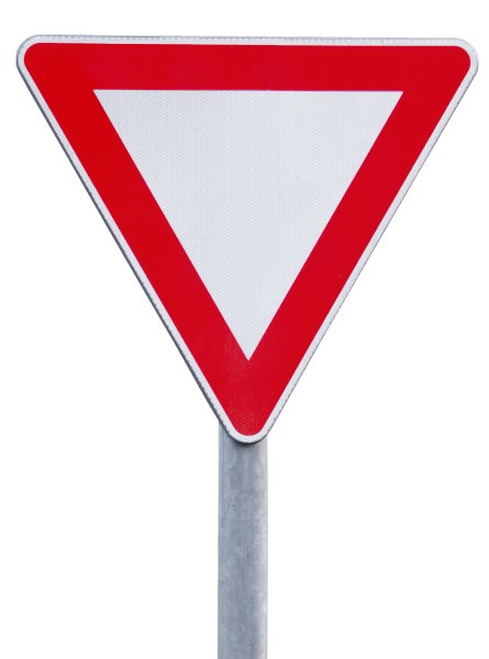 Знак уступления дороги