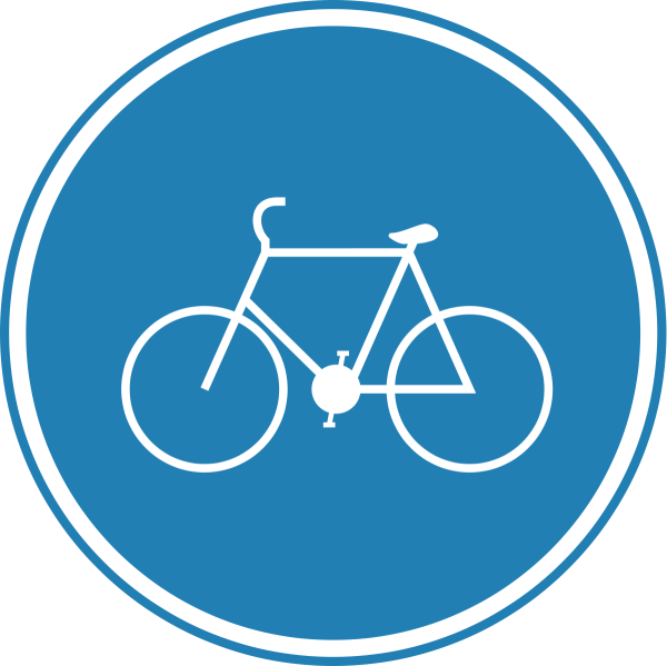 Знак велосипед