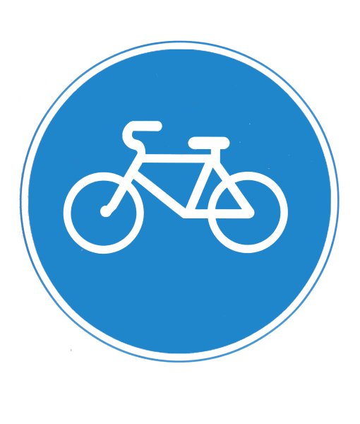 Велосипедная дорожка дорожный знак