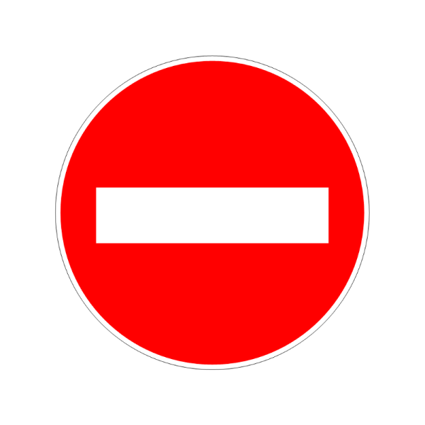 Красный кирпич знак