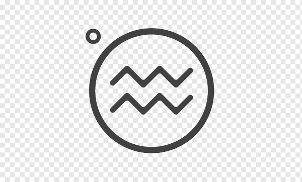 Знак зодиака Водолей значок