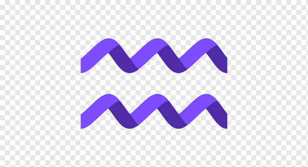 Водолей знак зодиака без фона