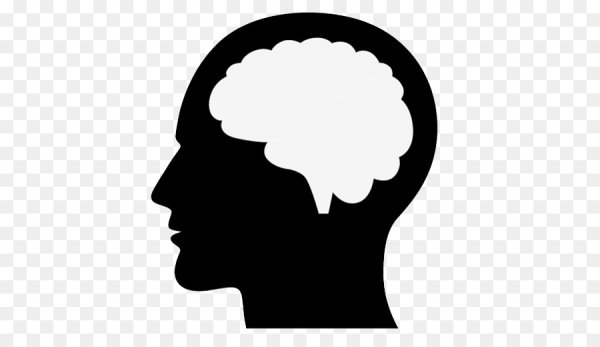 Силуэт человека думает