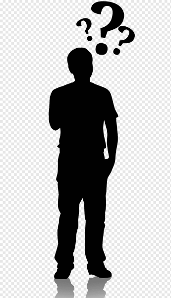 Человек задумался