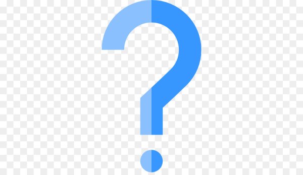 Знак вопроса синий