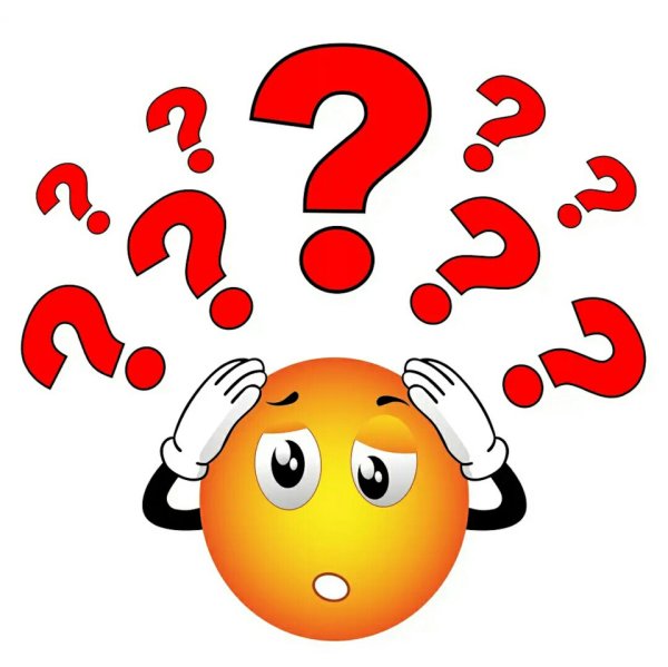 Смайлик с вопросительным знаком