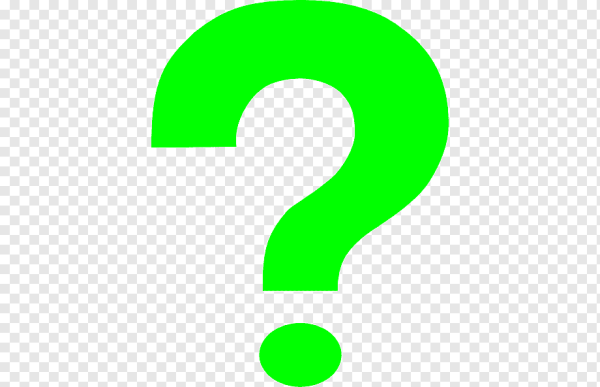 Вопросительный знак на прозрачном фоне
