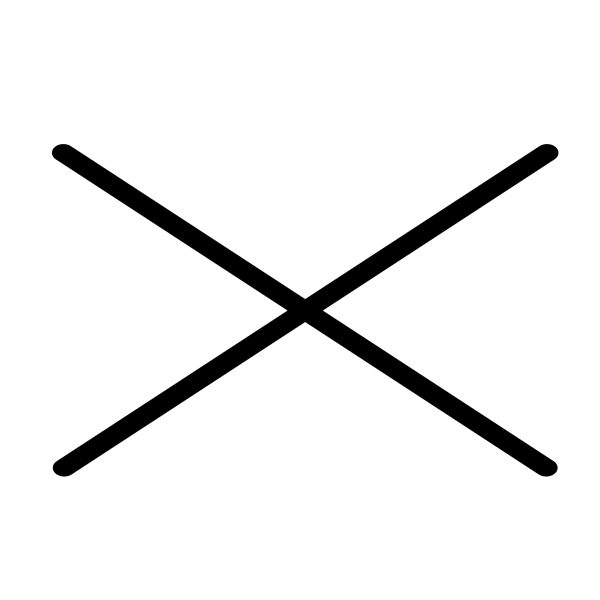Знак крест накрест