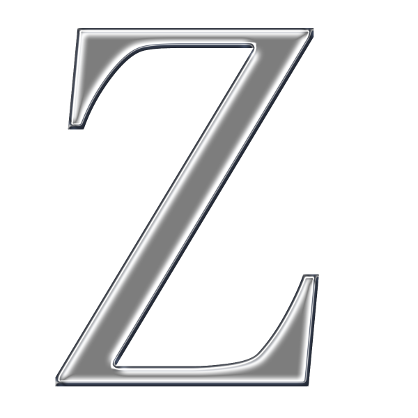 Красивая буква z