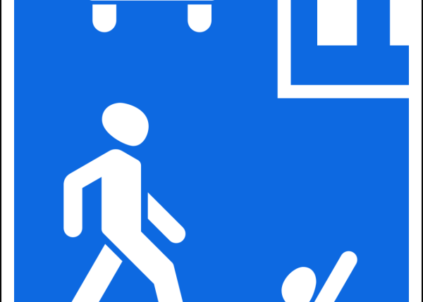 Дорожный знак дворовая территория