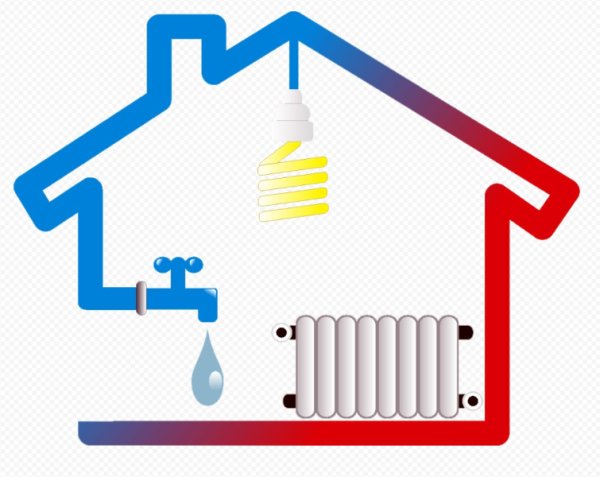 Значок отопление водоснабжение