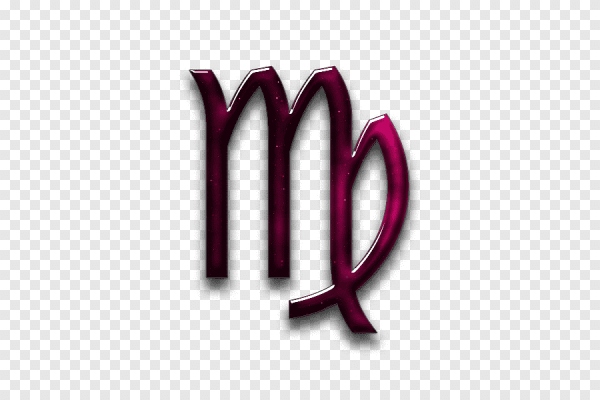 Знак Девы на белом фоне