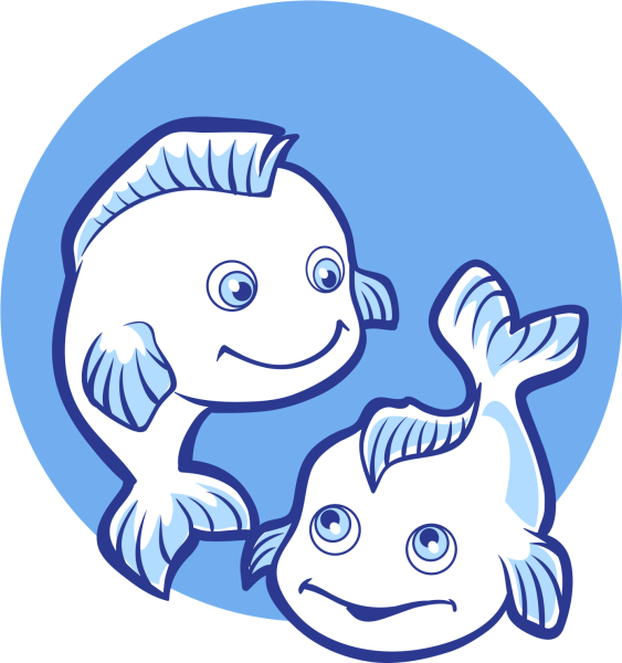 Знак зодиака рыбы значок