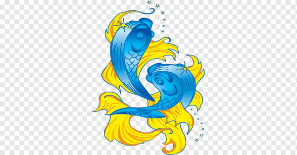 Знак зодиака рыбы для фотошопа на прозрачном фоне