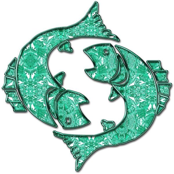 Знак зодиака рыбы значок