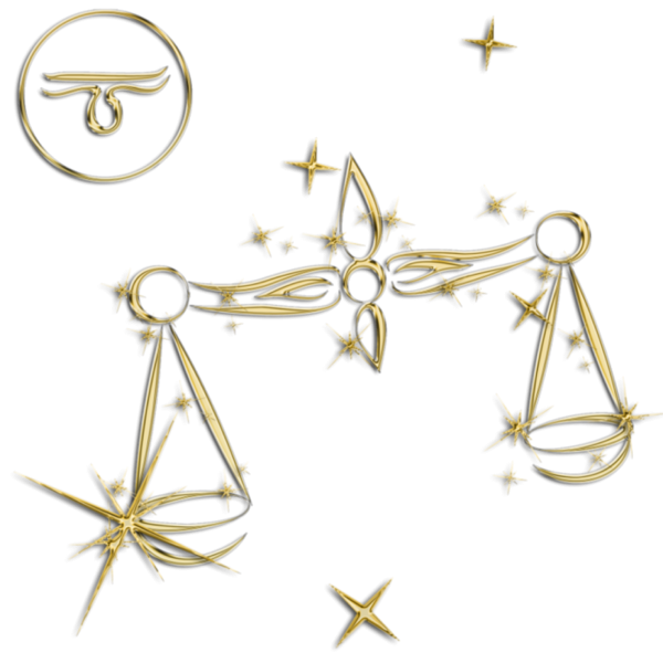 Символы знаков зодиака на прозрачном фоне