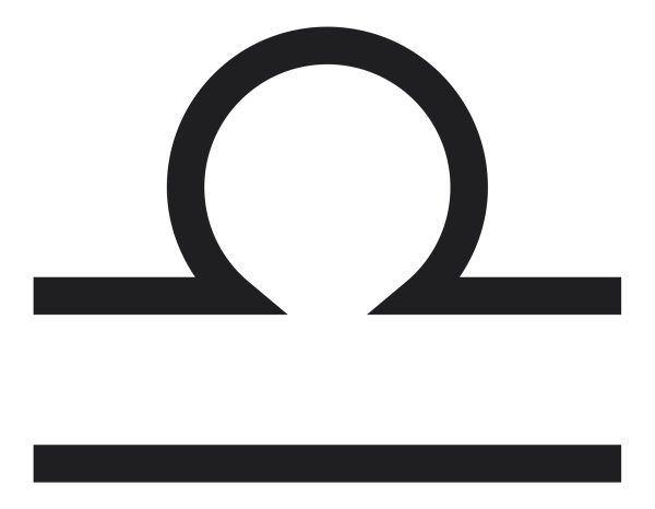 Весы символ