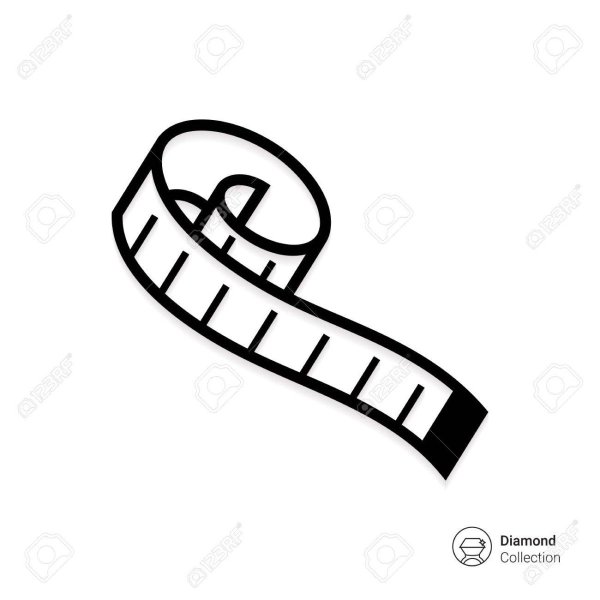 Значок сантиметровая лента