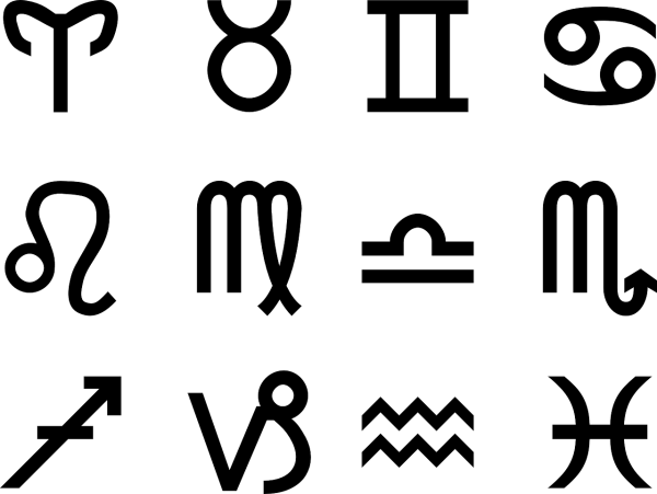 Пиктограммы знаков зодиака