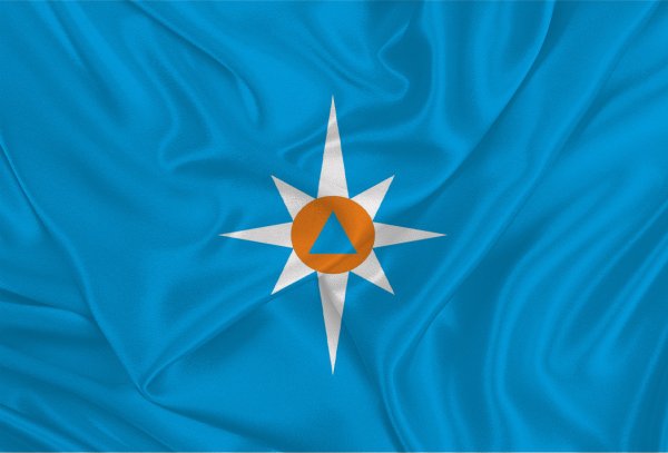 Флаг МЧС России ведомственный
