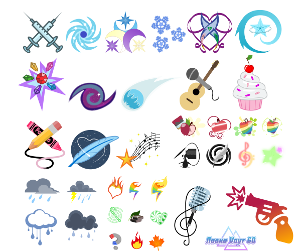 Кьютимарка без фона