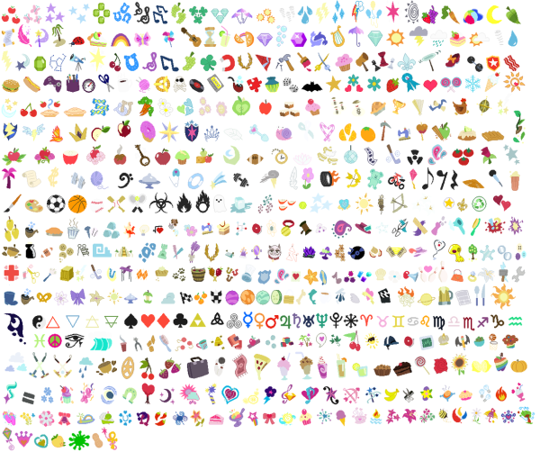 Знаки отличия пони