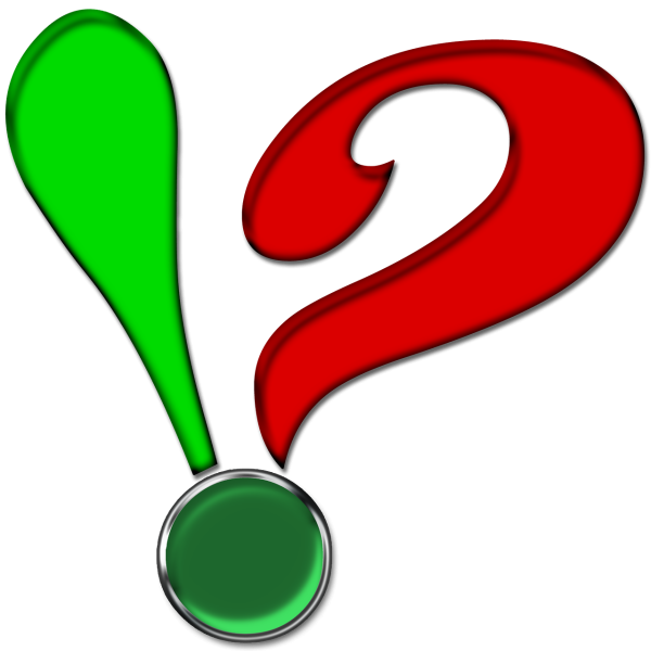 Знак вопроса и восклицания