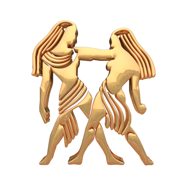 Близнецы на прозрачном фоне