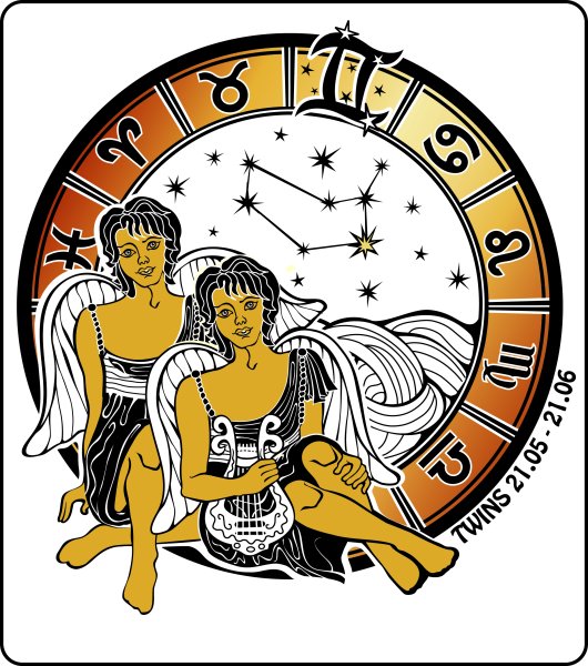 Близнецы знак зодиака круг