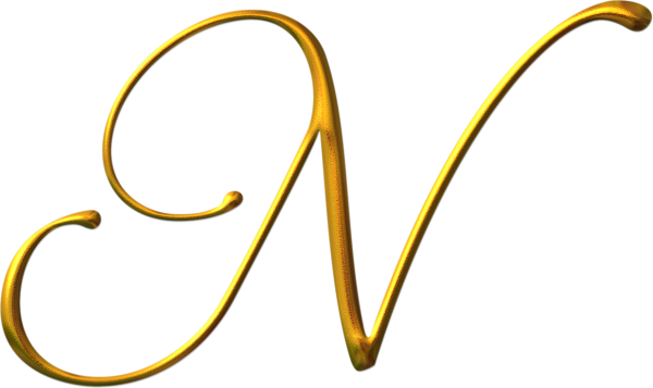 Красивая буква n