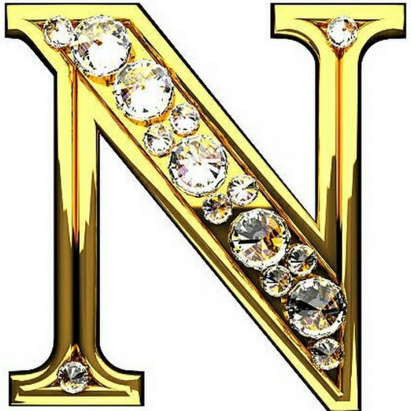 Буквы с бриллиантами