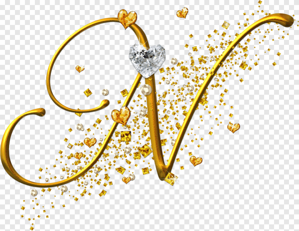 Красивые золотые буквы