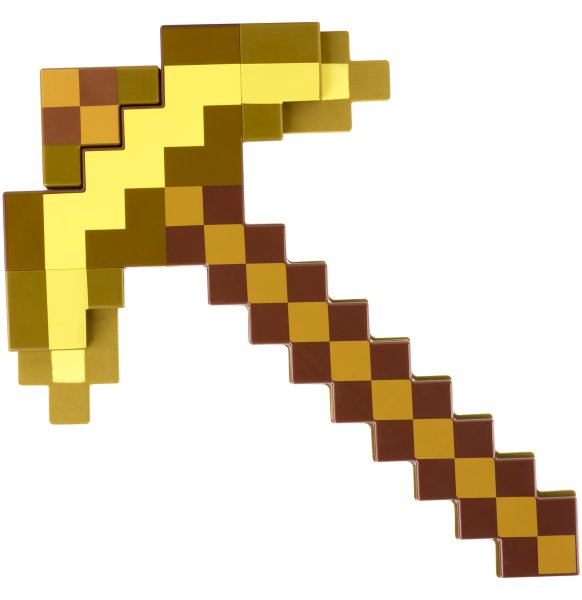 Золотая кирка майнкрафт