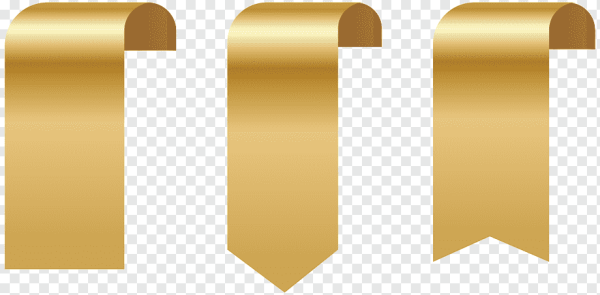 Золотая лента для фотошопа