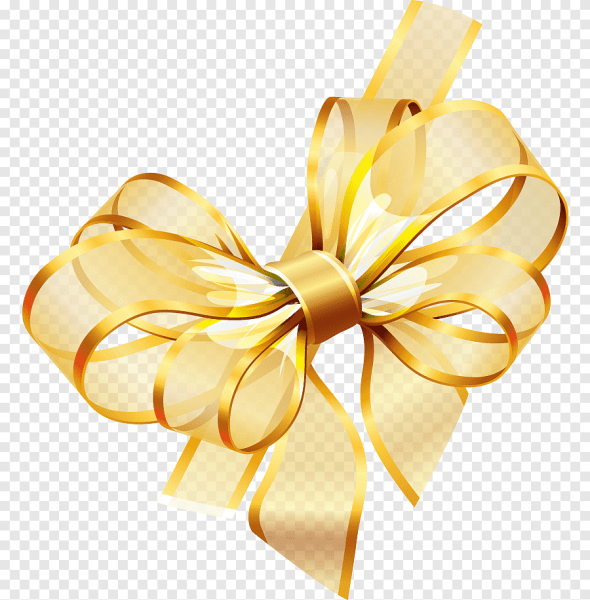 Подарочная лента с бантом