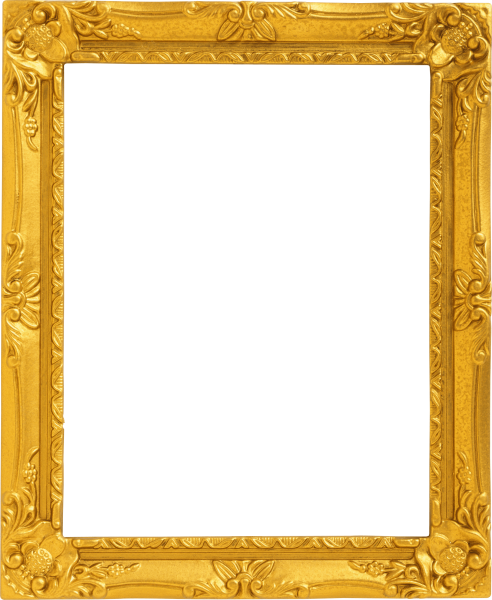 Золотистые фоторамки
