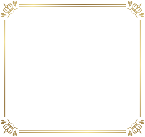 Тонкая Золотая рамка
