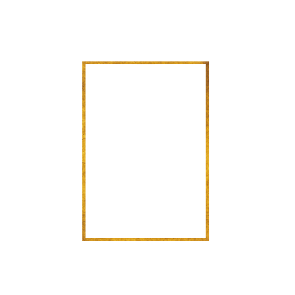 Прямоугольные золотые тонкие рамки