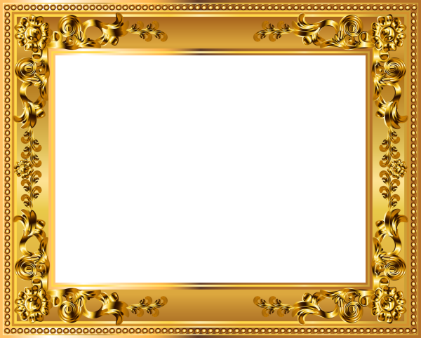 Рамка золото