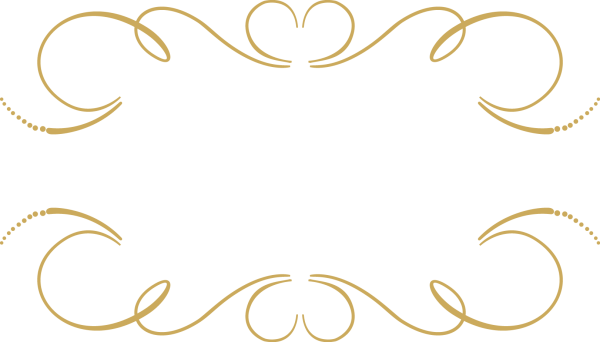 Золотая рамка с вензелями