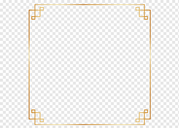 Бесплатно простые золотые рамочки