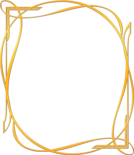 Рамка золото